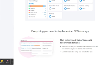 perform a technical SEO audit with a detailed fix report