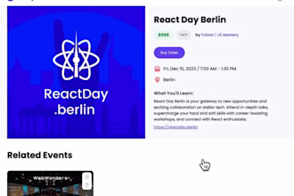 build a next js mern event app with stripe and tailwind