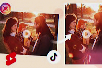 convert your horizontal videos into vertical ones for reels