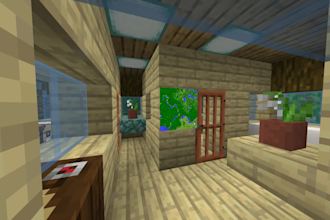 build you a house on a river in minecraft