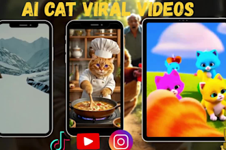 create viral ai cat videos, heartwarming animal stories, and rescue video