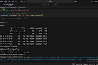 analyze and visualize your data using python pandas