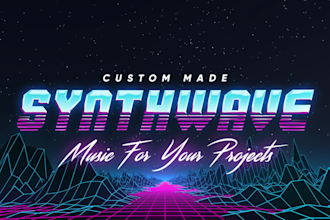 produce synthwave retrowave music for you