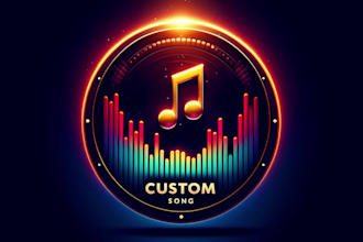 create a custom song for you any genre and language