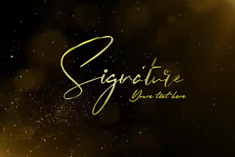 make awesome handwriting animation or signature animation