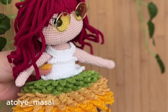 send PDF of my crocheting amigurumi dolls flower girl patterns