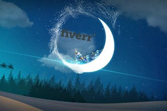 create christmas moon video