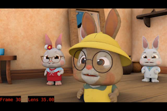 create 3d animation acting character based on your script