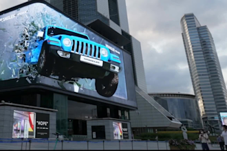 do billboard animation, 3d anamorphic animation, 3d billboard, cgi ads, vfx ads
