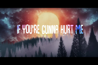 create awesome animated lyric video for your song