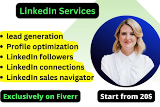 do linkedin lead generation, profile optimization, followers, b2b