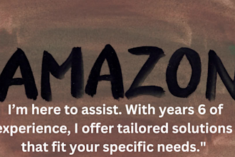 amazon virtual assistant listings, research and support