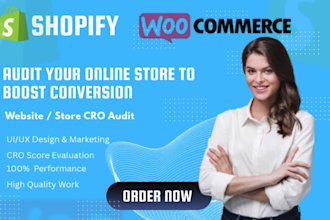 boost shopify and woocommerce sales with expert cro audit and review
