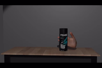 make a 3d model of your perfume bottle on blender