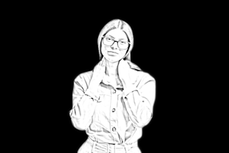 illustration pencil sketch, and portrait sketch