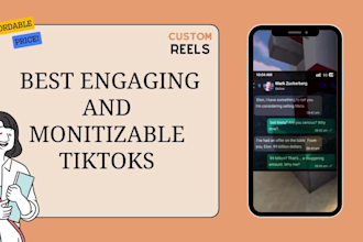 make monetizable reddit, tweet text reels ,tiktoks