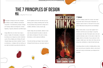 design interactive  pdf, ebook and magazine