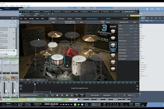 layer samples over your live drum audio using superior drummer 3