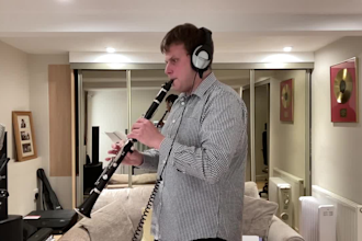 record improvised solos on clarinet