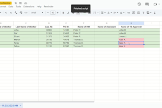 automate google sheets, docs and excel tasks with scripts