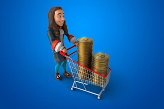create 2d cartoon character design 2d crypto token nft animation meme art video