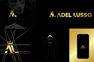design custom brand logo with a complete brand identity style guide