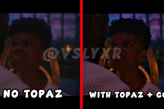 enhance, upscale your video to 4k using ai in 24 hours