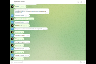 create a telegram bot or a lua script for your game or automation needs