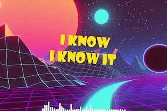 make pofessional animated lyrics video