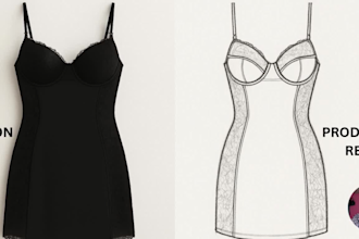 design bra and lingerie tech pack bikini swimwear swimsuit