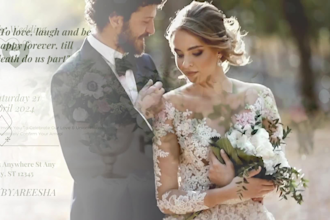 design wedding invitation video within 24 hours