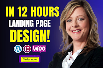 seo friendly landing page design for wordpress, shopify and wix  boost sales