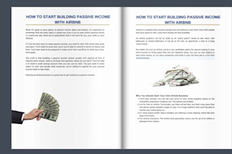 create an ebook on airbnb for resell