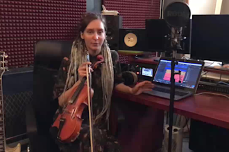 record a custom violin or string section for your project