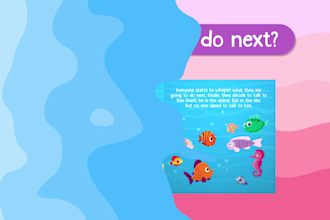 create children book promotional trailer for boost sales