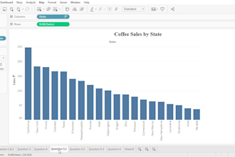 make an interactive and professional tableau dashboard