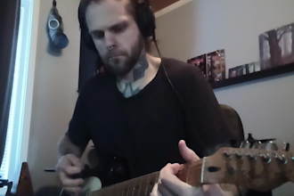 record electric or acoustic guitar for you in any style