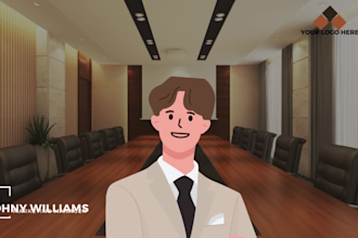 design a professional custom zoom virtual background