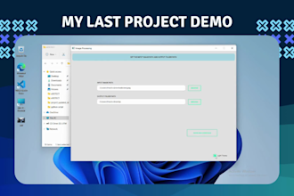 create ai,ml desktop application tkinter, pyqt5, python