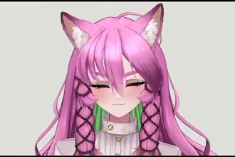 create custom vrchat avatar, furry avatar, 3d vtuber, live2d model