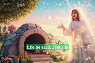 christian youtube shorts kids ai bible story illustration ai 3d animation video