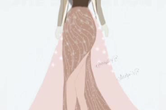 draw a fashion design illustration and sketches