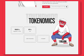 create ico presale website crypto meme coin nft website with wallet integration