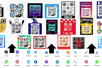 provide high quality qr codes with custom design