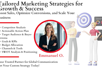 develop a tailored marketing strategy to boost your brand and sales