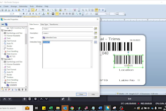 create design barcodes qr code labels product package labels