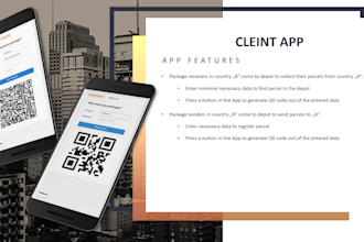 create qr or bar code scanner based application