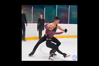 duo dance on ice on your song