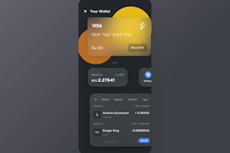 develop neobank app fintech app wallet app payment app crypto wallet app