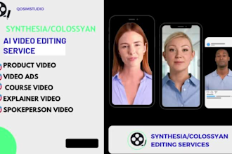 create an ai spokeperson video using synthesia and kling ai